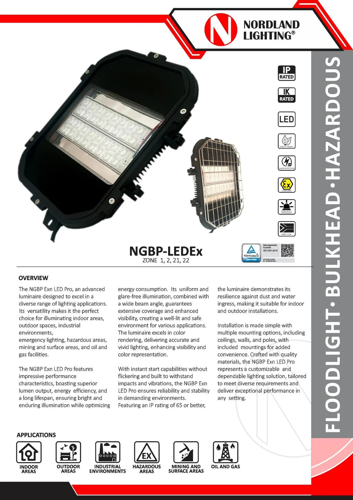 NL13 Nordland NGBP-LEDEx Advanced Luminaire